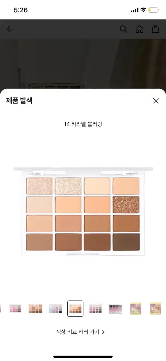 웨이크메이크 팔레트 카라멜 블러링